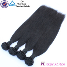 Cheveux brésiliens 3 Partie Lace Closure Bundles Droite Fermeture Cheveux Raides Armure de Cheveux Humains